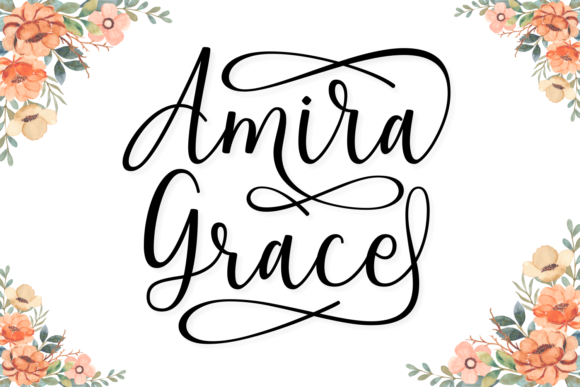 Amira Grace: A Refined Script Typeface for Editorial Design