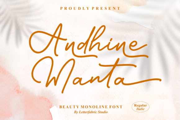 Andhine Manta: A Script Font for Modern Web Design