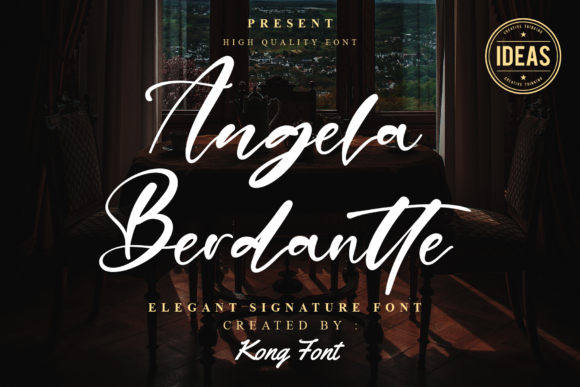 Angela Berdantte Font Review for Social Campaigns