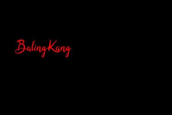 BalingKang: The Script Font That Stops the Scroll
