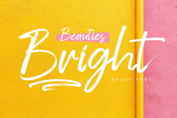Beauties Bright: A Handwritten Script Font for Web Design