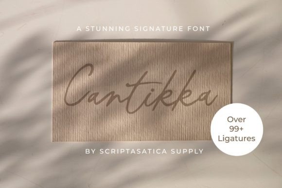 Cantikka: The Script Font That Elevates Your Brand