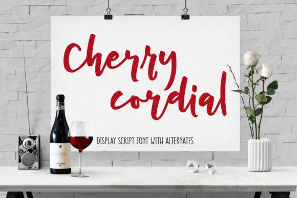 Cherry Cordial: A Script Font That Elevates Your Brand