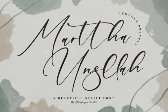 Designing with Marttha Unsllah: A Script Font for Modern Editorial Layouts