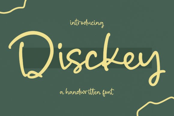 Disckey: The Handwritten Font That Stops the Scroll