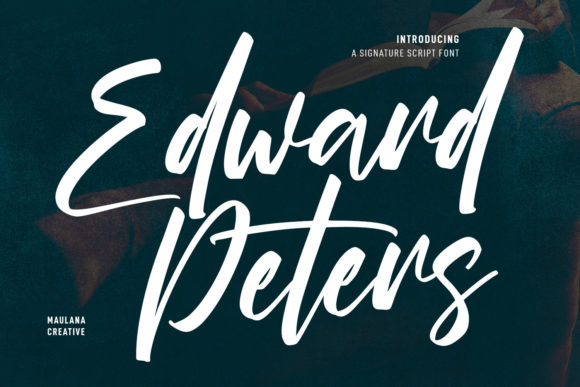 Edward Peters: A Relaxed Script Font for Modern Branding