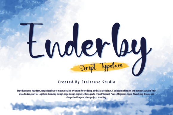 Enderby: The Script Font That Stops the Scroll