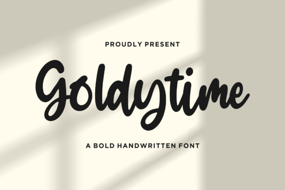 Goldytime: The Elegant Script Font for Small Business Branding
