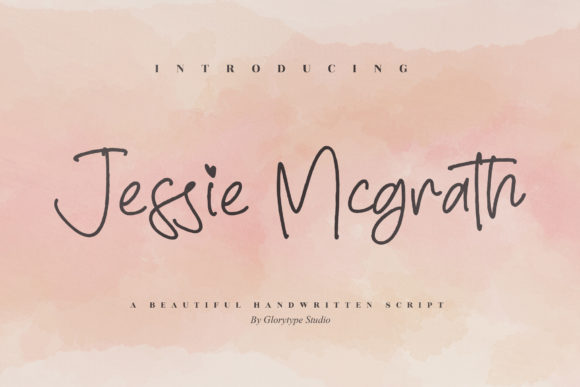 Jessie Mcgrath: The Script Font for Scroll-Stopping Content