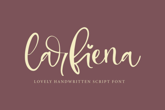 Larfiena: A Versatile Script Font for Modern Web Design