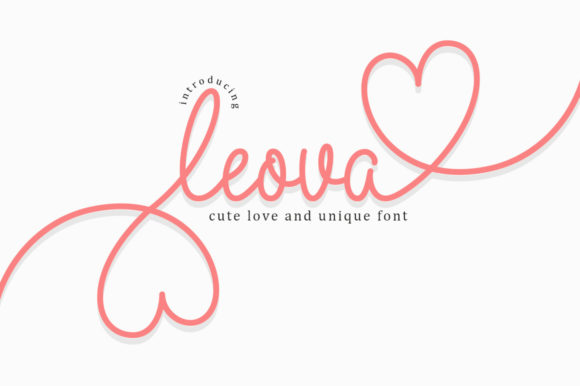 Leova Font: A Delicate Script for Elegant Brand Identity