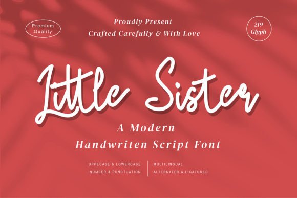 Little Sister: The Script Font That Elevates Campaign Visuals