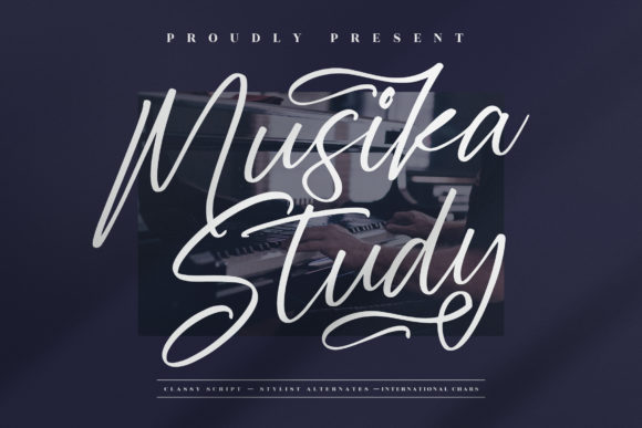 Musika Study: The Relaxed Script Font for Makers