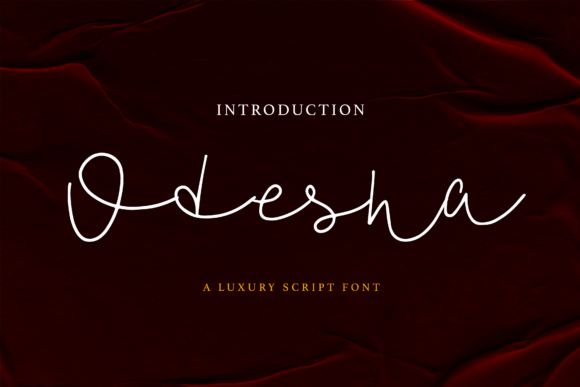 Odesha: The Handwritten Font That Elevates Small Brands