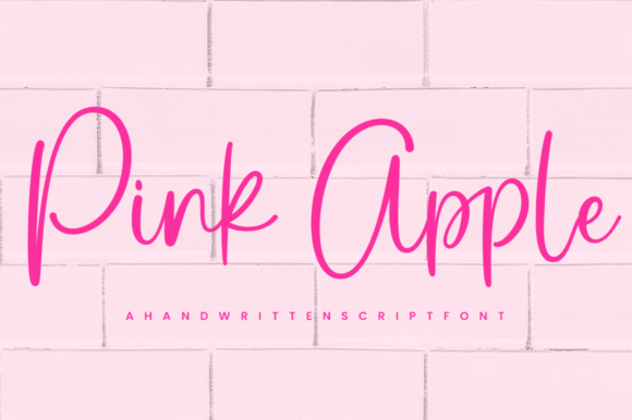 Pink Apple: The Script Font for Scroll-Stopping Brand Content