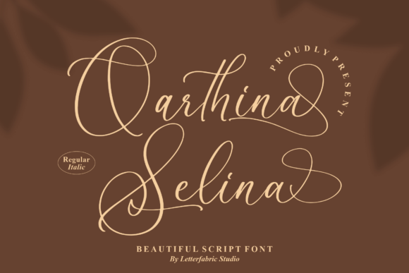 Qarthina Selina: A Script Font for Editorial Impact