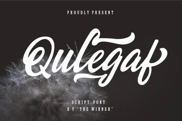 Qulegaf: A Script Font That Elevates Your Brand Identity