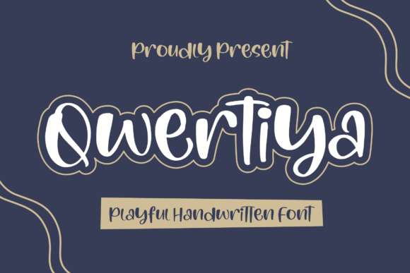 Qwertiya: A Playful Script Font for Editorial Design