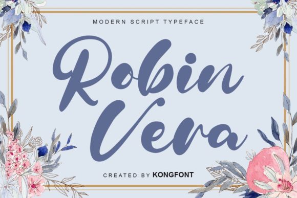 Robin Vera: A Dainty Script Font for Handmade Brands