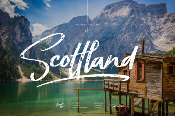 Scottland Font Review: A Polished Script for Small Business Branding