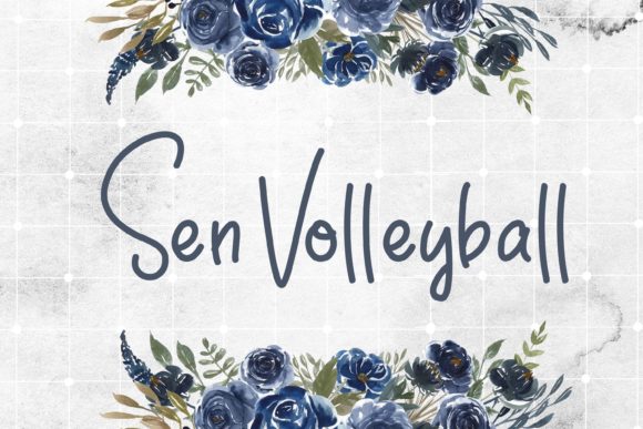 Sen Volleyball: A Delicate Script Font for Modern Web Design