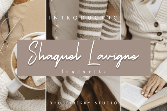 Shaquel Lavigne: A Handwritten Script Font for Modern Branding