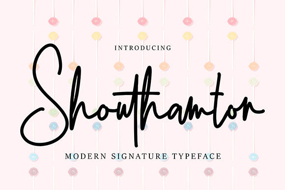 Shouthamton: A Relaxed Script Font for Campaigns