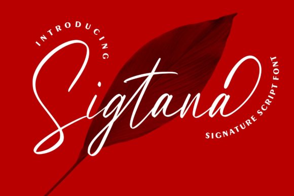 Sigtana: A Refined Script Typeface for Editorial Design