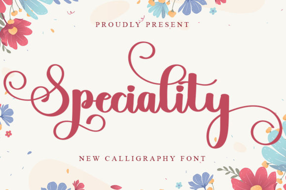 Speciality Font: A Script Typeface for Editorial Elegance