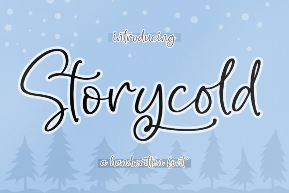 Storycold Font: A Script Typeface for Handmade Brands
