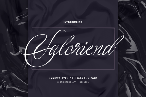 Valoriend: A Script Font for Professional Branding