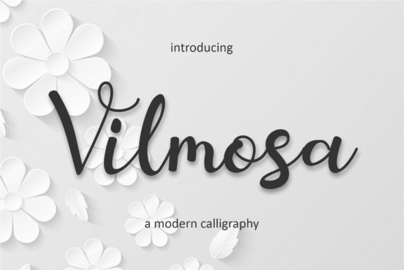 Vilmosa: A Whimsical Script Font for Digital Design