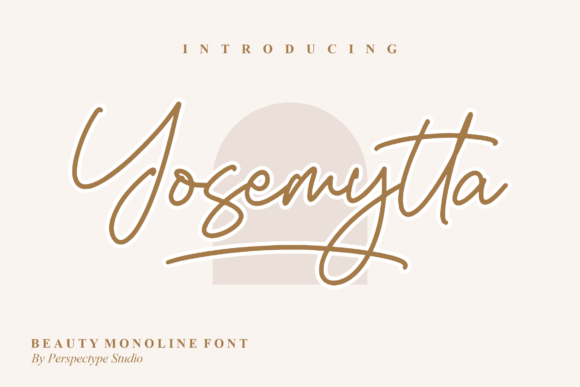Yosemytta: A Script Font for Modern Web Design